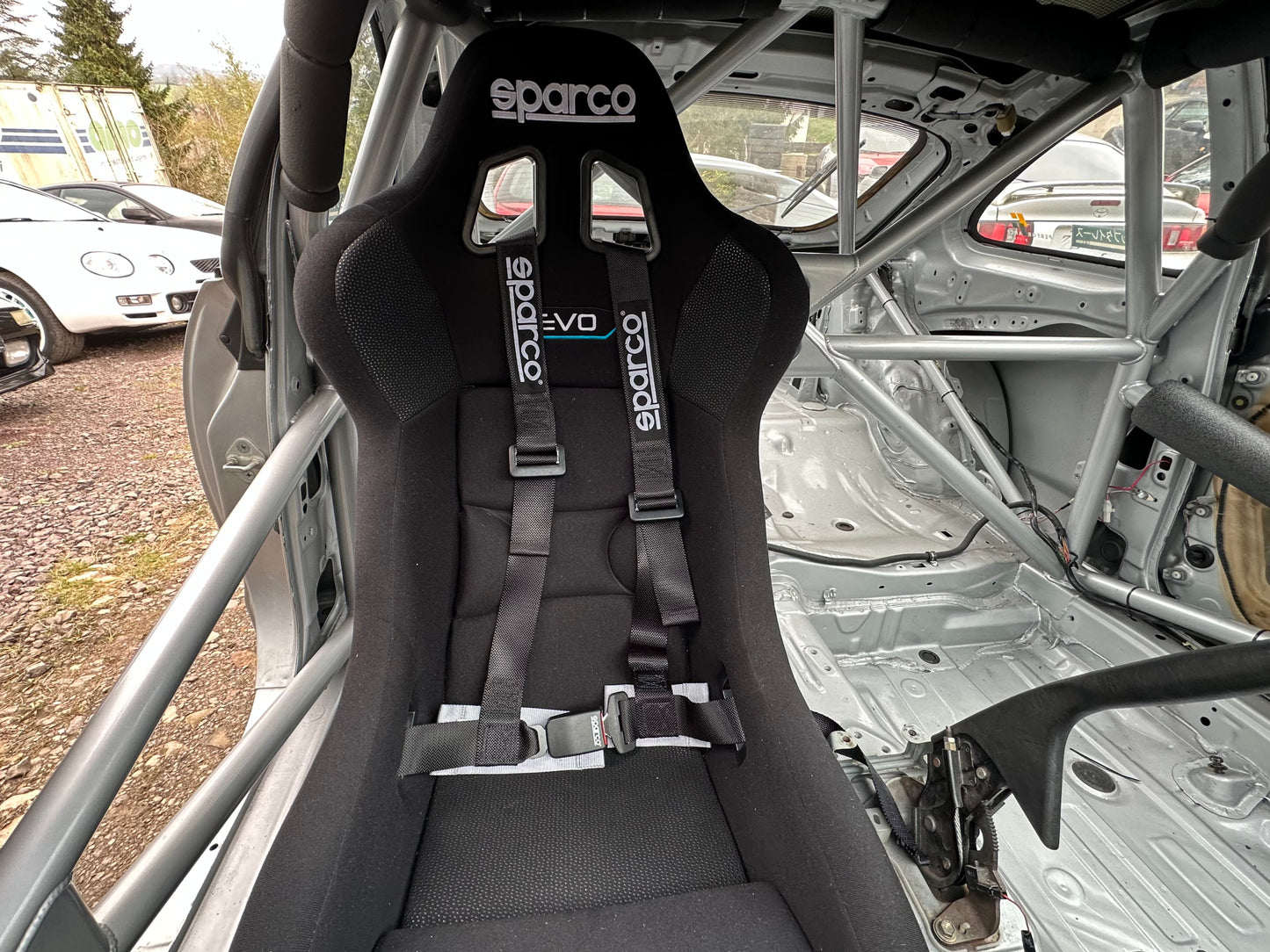 4-Punkt-Gurt Sparco Schwarz ECE