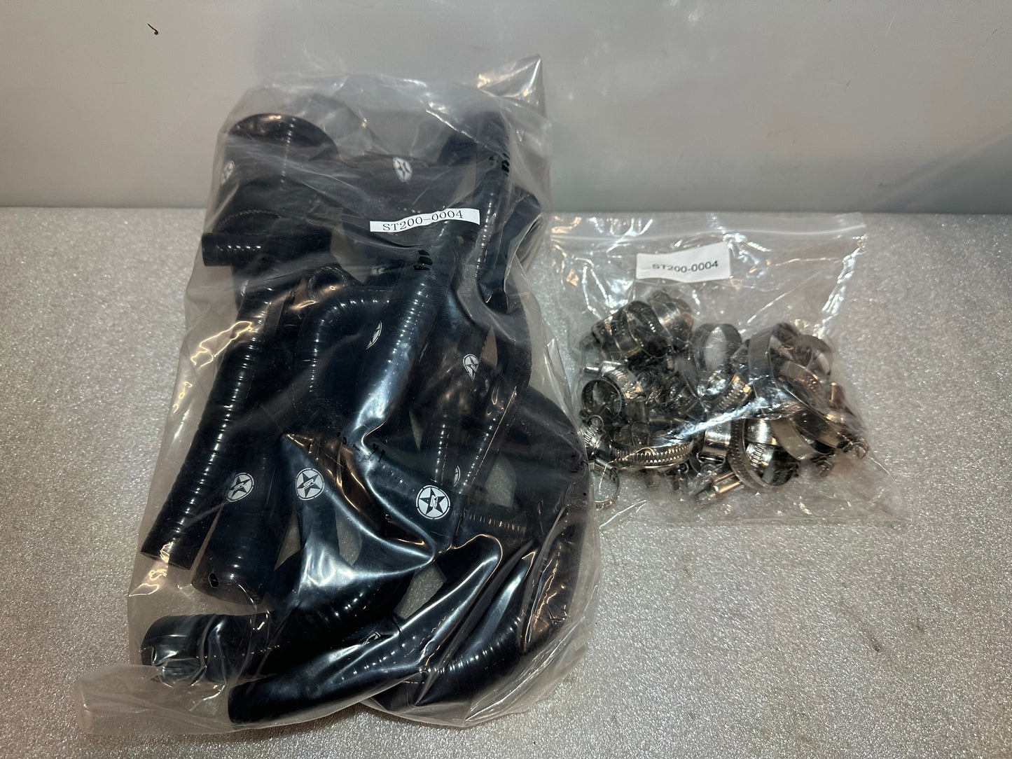 Silicone pressure hose set black for Toyota Celica ST205 GT4 GT FOUR