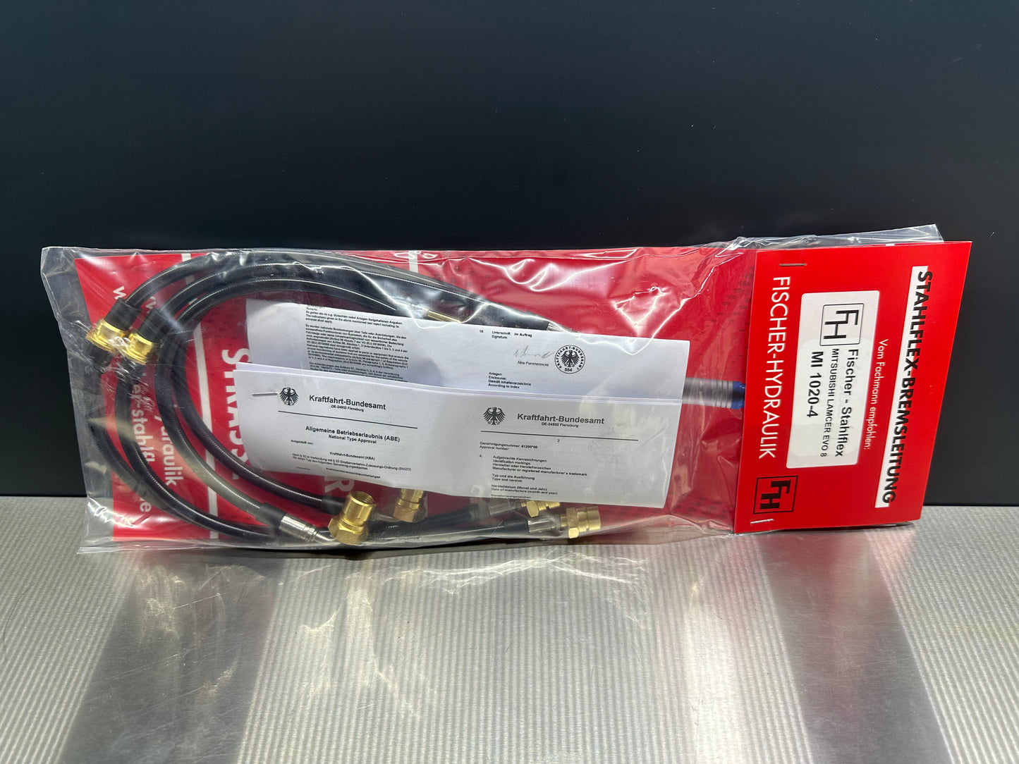 Bremsschlauchsatz Stahlflex Mitsubishi Lancer Evolution 8