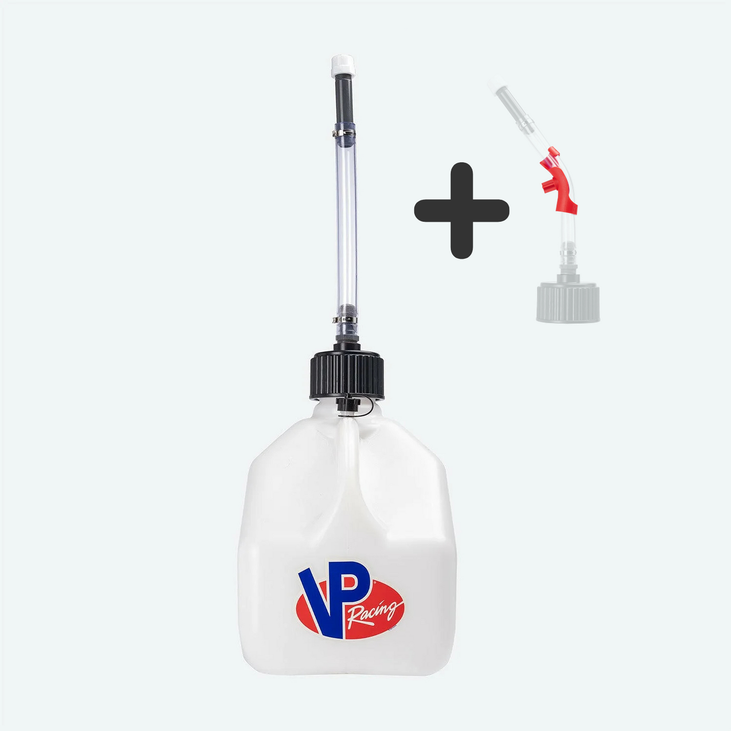 VP Racing 11L (3 Gal) Square Motorsport Benzinkanister + Deluxe Filler Hose