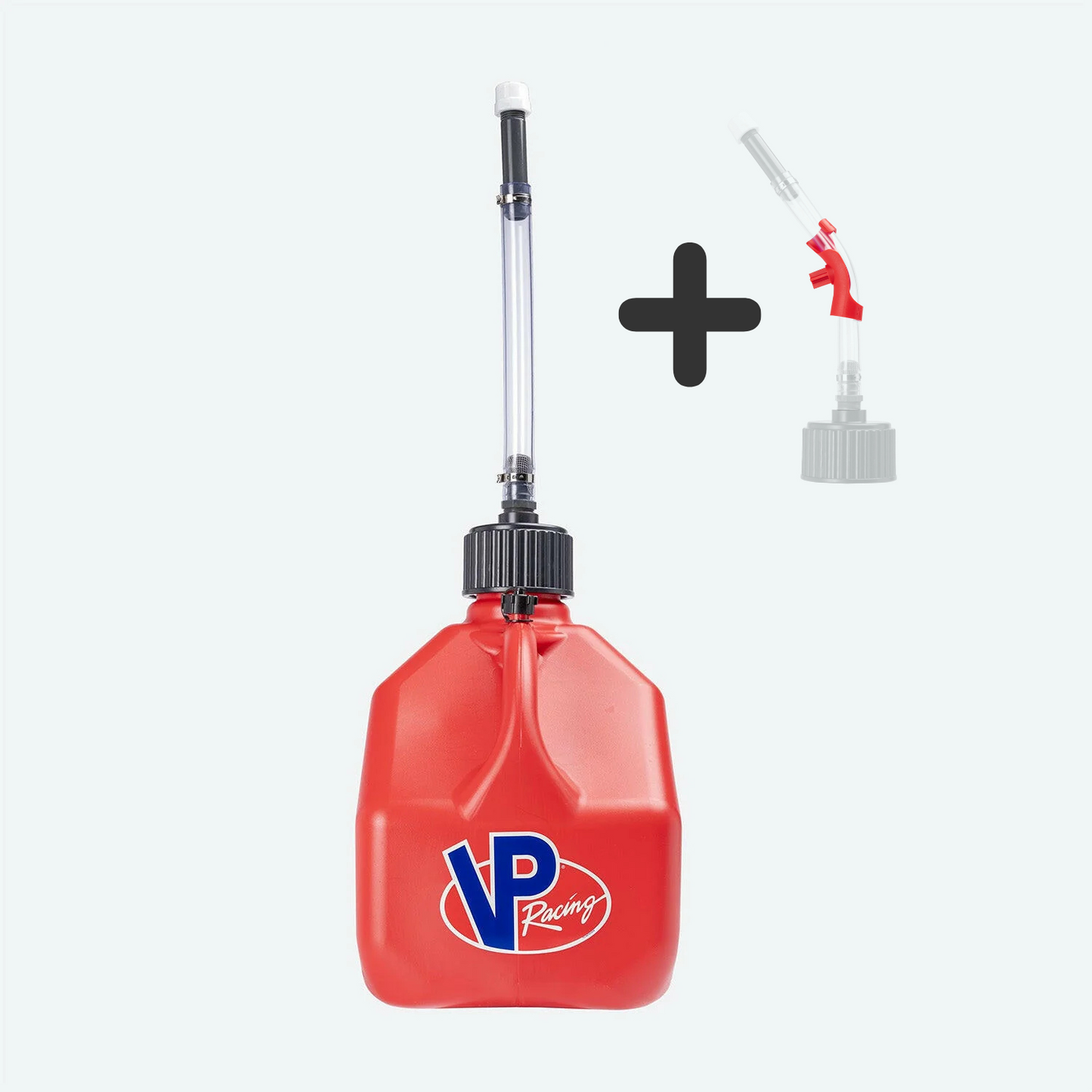 VP Racing 11L (3 Gal) Square Motorsport Benzinkanister + Deluxe Filler Hose