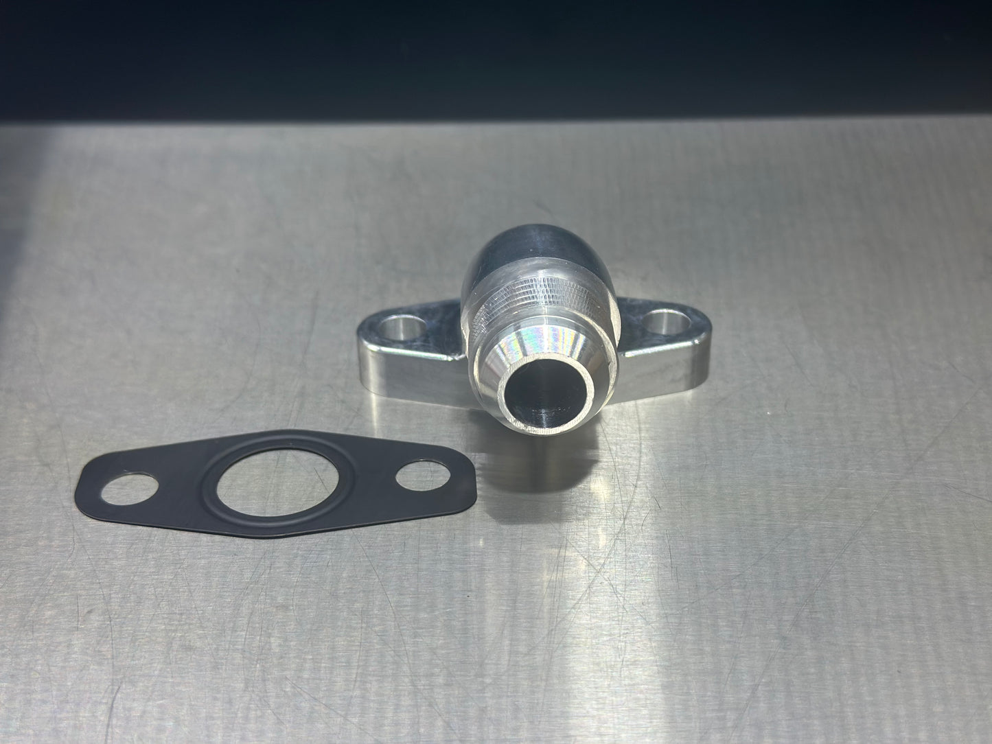 Turbo Ölrücklauf Flange Dash10 Billet Aluminium Toyota Celica ST205 GT4 GT FOUR MR2 SW20 Turbo 3SGTE GEN3