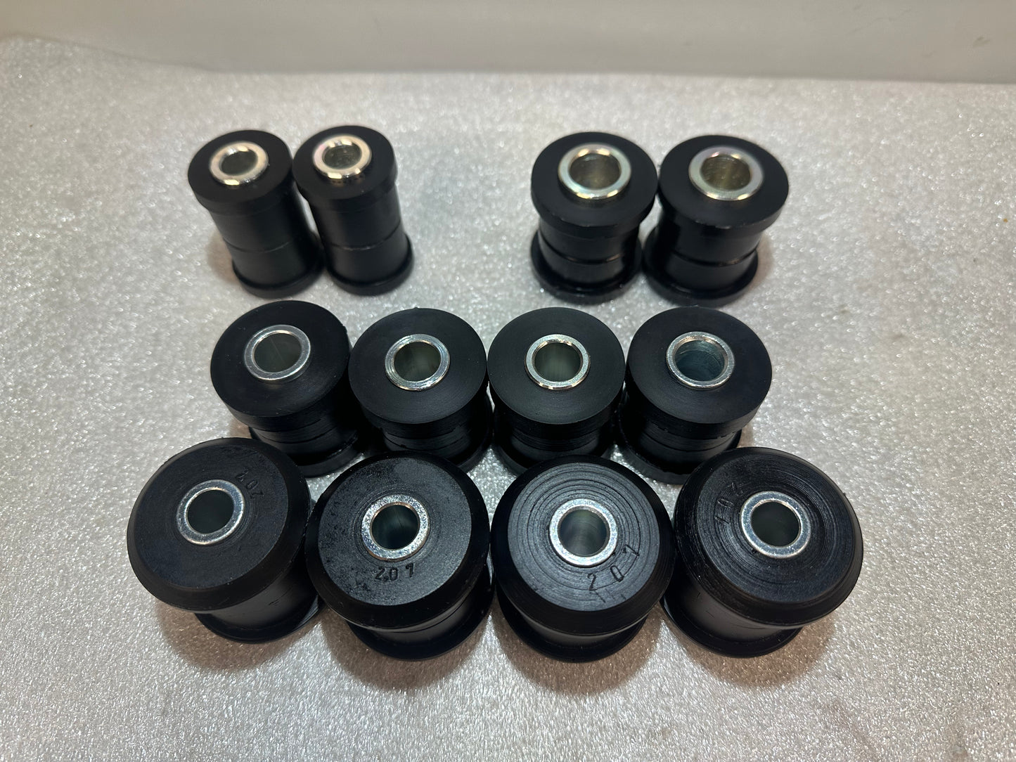 Poly rear axle bearing kit including all wishbone and trailing arm black for Toyota Celica ST205 GT4 GT FOUR