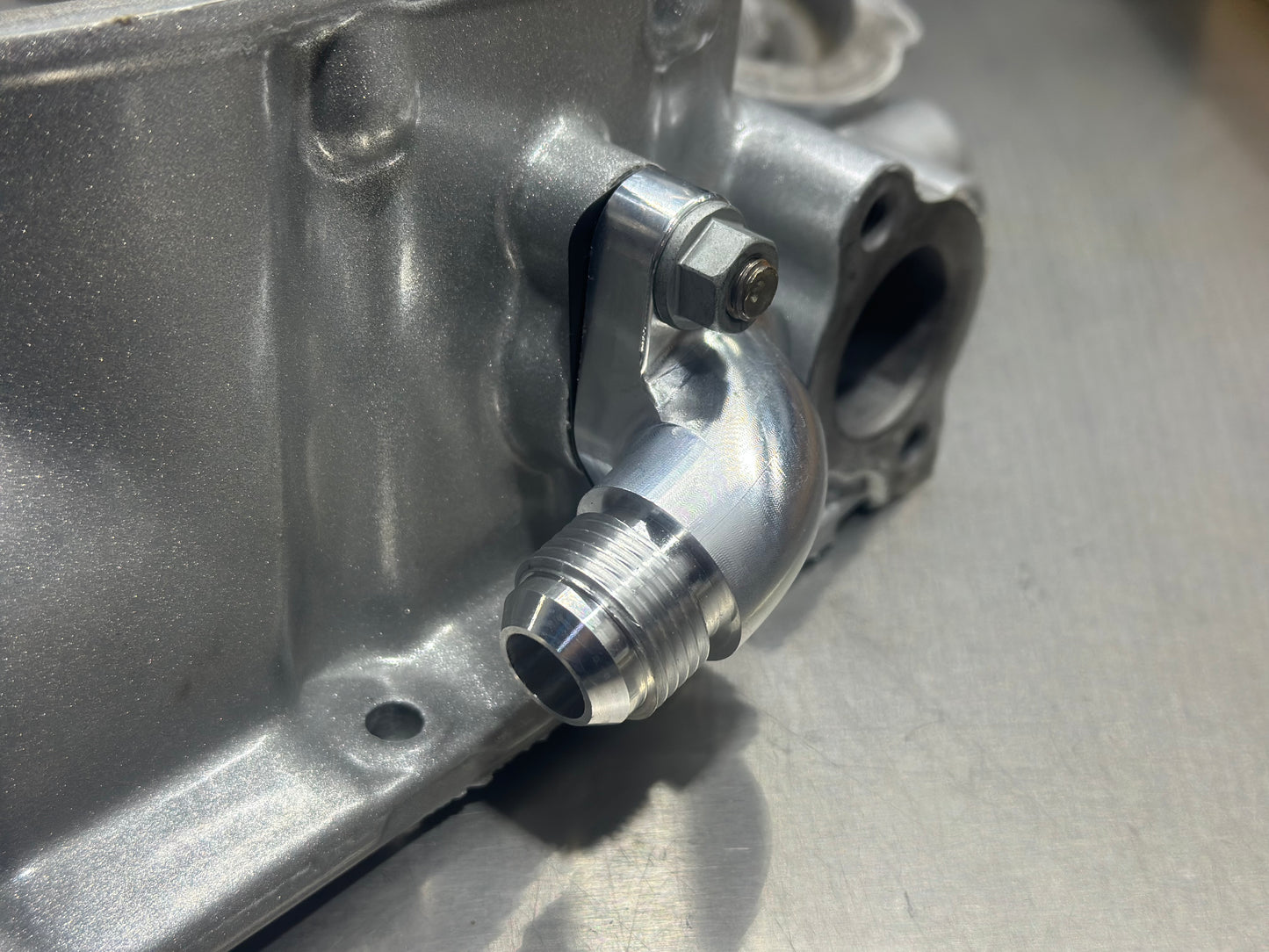 Turbo Ölrücklauf Flange Dash10 Billet Aluminium Toyota Celica ST205 GT4 GT FOUR MR2 SW20 Turbo 3SGTE GEN3