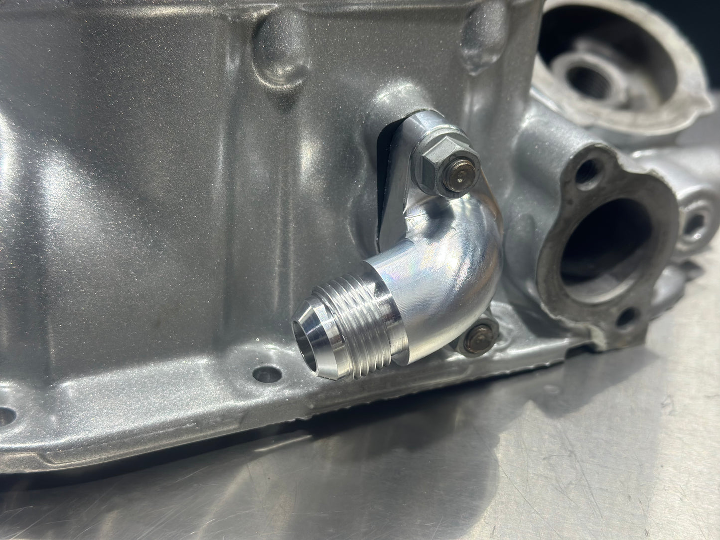 Turbo Ölrücklauf Flange Dash10 Billet Aluminium Toyota Celica ST205 GT4 GT FOUR MR2 SW20 Turbo 3SGTE GEN3