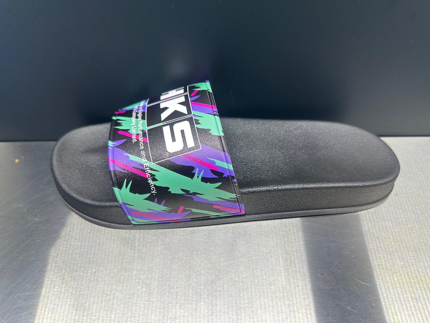 HKS Premium sandals with oil paint design