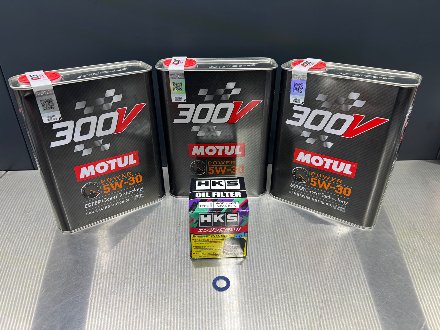 Toyota GR86 Ölservice Paket Motul 300V 5W30 HKS Ölfilter